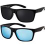 La Optica B.L.M. Lunettes de soleil UV400 pour homme - Lot de 1/2