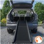 CADOCA® Rampe Pliable pour Chiens avec Réflecteurs Escalier pour Chien Capacité de Charge 90kg Robuste Rampe de Coffre Voiture