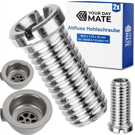 Vis creuse pour vanne à crépine