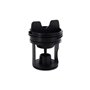 DEKAROX Filtre à peluches compatible avec Gorenje 249808 279538 pour pompe de vidange en machine à laver