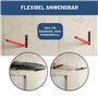 Pallit BRACKET-M Support mural pour coffre de toit, canoës et planches de surf - Rangement peu encombrant pour garage et cave - 