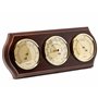Fischer thermomètre baromètre acajou hygromètre,