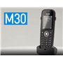 Snom M430 Ensemble TéLéPhone Fixe sans Fil TéLéPhone Snom - Base M400 Et Combiné M30 - Jusqu'à 20 Combinés Et 10 Appels S