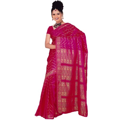 Trendofindia Rose très joli Saree/Sari dans Bollywood CA106