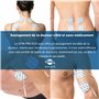 Appareil TENS 2 canaux STIM PRO ECO - Appareil TENS manuel compact et puissant pour la thérapie de la douleur avec 4 électrodes 