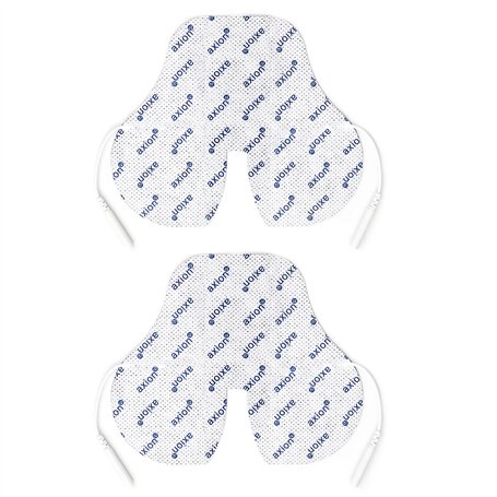 2 électrodes spéciale nuque ou cervicale axion | Electrostimulateurs TENS et EMS avec une adaptation parfaite pour les douleurs