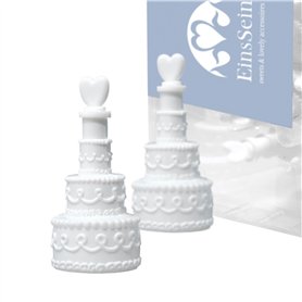 EinsSein 48x Bulles de Savon Mariage gâteau Box Blanc Bulle pour Flacon Deco Coeur champêtre Enfant Anniversaire Cadeau invites  EinsSein 48x Bulles de Savon Mariage gâteau Box Blanc Bulle pour Flacon Deco Coeur champêtre Enfant Anniversaire Cadeau invites