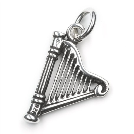 Harpe Argent 925 Pendentif