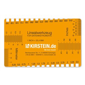 Kirstein Outil de règle pour instruments à cordes Kirstein Outil de règle pour instruments à cordes