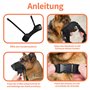 AMATHINGS Muselière en nylon pour chien - Taille M - Empêche les morsures, la mastication et les aboiements - Permet de haleter