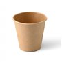 BIOZOYG 50x gobelets jetables 150 ml / 6 oz, Ø 80 mm marron - gobelet carton sans plastique et en matériaux durables - gobelet c