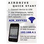 AirDrive Forensic Keylogger Pro - Enregistreur de Frappe matériel USB avec WiFi, Flash 16 Mo, e-Mail et Transfert de données en 
