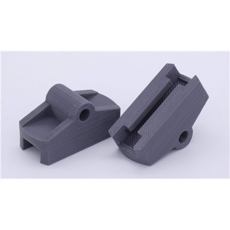 2x curseur pour charnière coulissante - pièce de rechange compatible avec IKEA Behjälplig