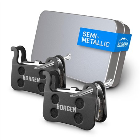 Borgen 2 Paires de Plaquettes de Frein vélo - Convient pour DEORE