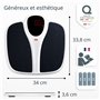 ADE Pèse-personne numérique | Jusqu'à 200 kg | Surface de pesée extra large et antidérapante | Pèse-personne pour personnes âgée