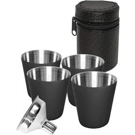 Outdoor Saxx Lot de 4 verres à liqueur en acier inoxydable