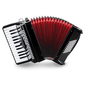 Classic Cantabile Accordéon 48 basses "Secondo V" noir