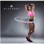 BLACKROX Hoopparox Cerceau de fitness pour adulte avec intérieur en acier inoxydable Poids réglable Réduction de poids 1,2 à 4 k