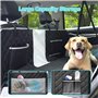 DAISTERN Housse Siège Auto pour Chien, Protection Couverture Siège Arrière Voiture avec 8 Couches de Tissu et Design à Plusieurs