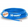 Lapp 4520025 H07V-K 10 mm² - Câble de câblage - Bleu - 10 m - Câble conducteur simple en PVC - Toron 10 mm² - Câblage