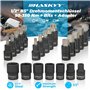 HASKYY Jeu de clés dynamométriques 1/2" 50-350 Nm pour voiture, tige d'extension pour voiture, douilles, outils de service