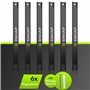 EMHAP© Lot de 6 outils pour barre magnétique - Extra puissant - 46 cm - Outil de support magnétique universel - Organiseur prati