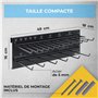 GRAFT support mural de colliers de serrage | 227 pc | Support et tournevis | Colliers de serrage tuyaux | Serrage tuyaux réglabl