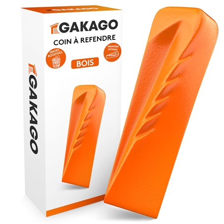 Gakago Coin à fendre pour Le Bois - Coin à fendre Rotatif Puissant avec Un Fort Effet de fendage - Coin à fendre forgé en Acier