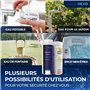 AQUANEXO Lot de 125 bandelettes de test pour eau potable 16 en 1 - Pour mesurer la dureté de l'eau, la dureté de l'eau, la valeu