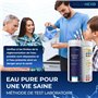 AQUANEXO Lot de 125 bandelettes de test pour eau potable 16 en 1 - Pour mesurer la dureté de l'eau, la dureté de l'eau, la valeu