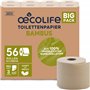 oecolife Lot de 56 rouleaux de papier toilette en bambou