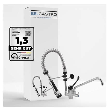 BE-GASTRO I Profi Premium Douchette de vaisselle professionnelle avec robinet