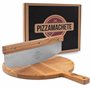 PIZZAMACHETE Roulette à pizza + planche à pizza