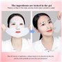 Masque de collagène bio avec logo défini par l'utilisateur - Hydratant pour dormir la nuit - Masque facial profond - Collagène a