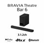 Sony BRAVIA Theatre Bar 6 avec Caisson de Basses - 3.1.2ch Son Immersif | Haut-parleurs verticaux | Dolby Atmos | DTS:X | Voice