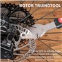 BIKE HAND Rotor Fourche de centrage – Outil de rotor professionnel pour l'alignement des freins à disque – Outil de réglage du r
