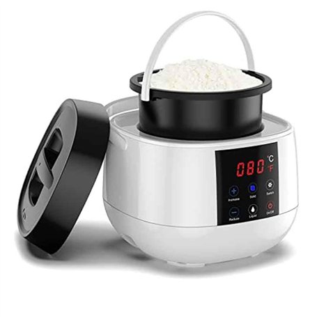 Amoyeric Fabrication de Bougies - Pot de Cire - Affichage LED de la température - pour Adultes débutants - Cire de soja - Prise