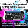 Brook Universal Fighting Board Fusion – Version d'en-tête pré-installée, pour Solution PS5 Fighting Games, Compatible avec Stree