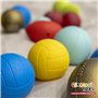 GERARDO'S Ensemble de Petites balles avec 5 Ballons de Sport - Ballon de Massage, Mini Le Ballon Basket, Mini Ballon de Foot, Ba