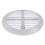 Vent Systems 100-150 mm – Blanc – Couvercle d'aération – Fentes de ventilation rondes – Couvercle de barbecue – Moustiquaire int
