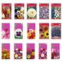 Nojus - Lot de graines de fleurs - Graines de fleurs 15 variétés - Graines de fleurs annuelles et bisannuelles - 15 paquets - Gr