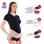 TOROS-GROUP Ceinture de maternité Bassin ajustable et soutien dorsal Reliure abdominale pour grossesse