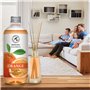 Recharge de Diffuseur Orange 500ml - Diffuseur de Parfum d'Ambiance à l'Huile Essentielle d'Orange Naturelle - Idéal pour Aromat