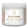 Gommage pour le Сorps noix de Coco 500 g - Gommage au Sel pour le Сorps - Gommage Corporel à Huile de Coco et à Huile de Pépins