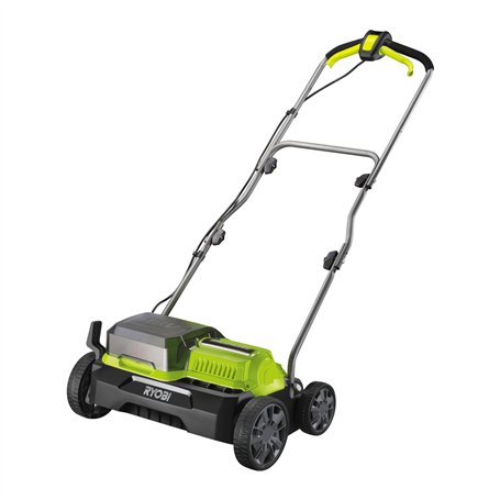 Ryobi - Scarificateur 36V (Alimentation simultanée par 2 Batteries 18V One+™) - Brushless/Moteur sans charbons - Ø 35 cm - Roule