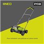 Ryobi - Scarificateur 36V (Alimentation simultanée par 2 Batteries 18V One+™) - Brushless/Moteur sans charbons - Ø 35 cm - Roule