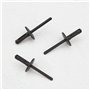 OTOTEC Lot de 50 rivets aveugles de fixation pour arche de roue de véhicule - Garniture en plastique - Clips de fixation pour tr