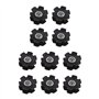 10pcs Casque de Vélo Écrou Étoile Fourche de Vélo pour 28.6mm (1-1/8 Pouces) Fourche Avant Vélo de Montagne Route Hybride Compos