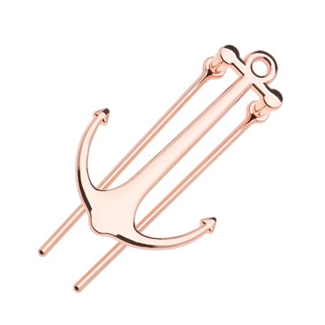 Lot de 2 Marque-Pages Livre en Métal avec Motif Ancre - Pour Étudiants