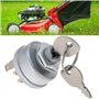 OTOTEC 1 Jeu de Commutateurs d'allumage de Tondeuse à Gazon à 7 Broches 4 Positions avec 2 Clés Compatible avec Briggs & Stratto